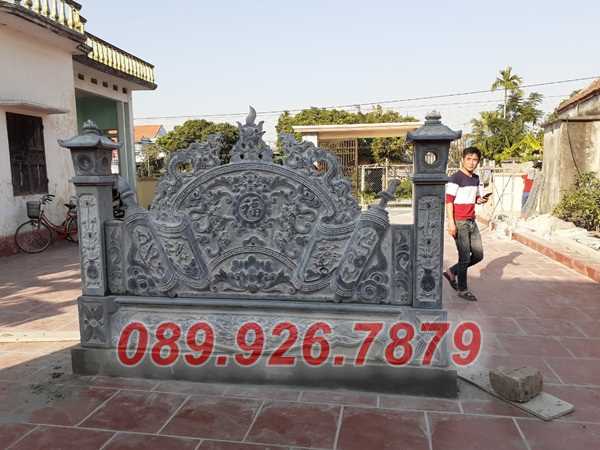 Bình phong đá - Mẫu bình phong đá khu nhà mồ đẹp bán An Giang