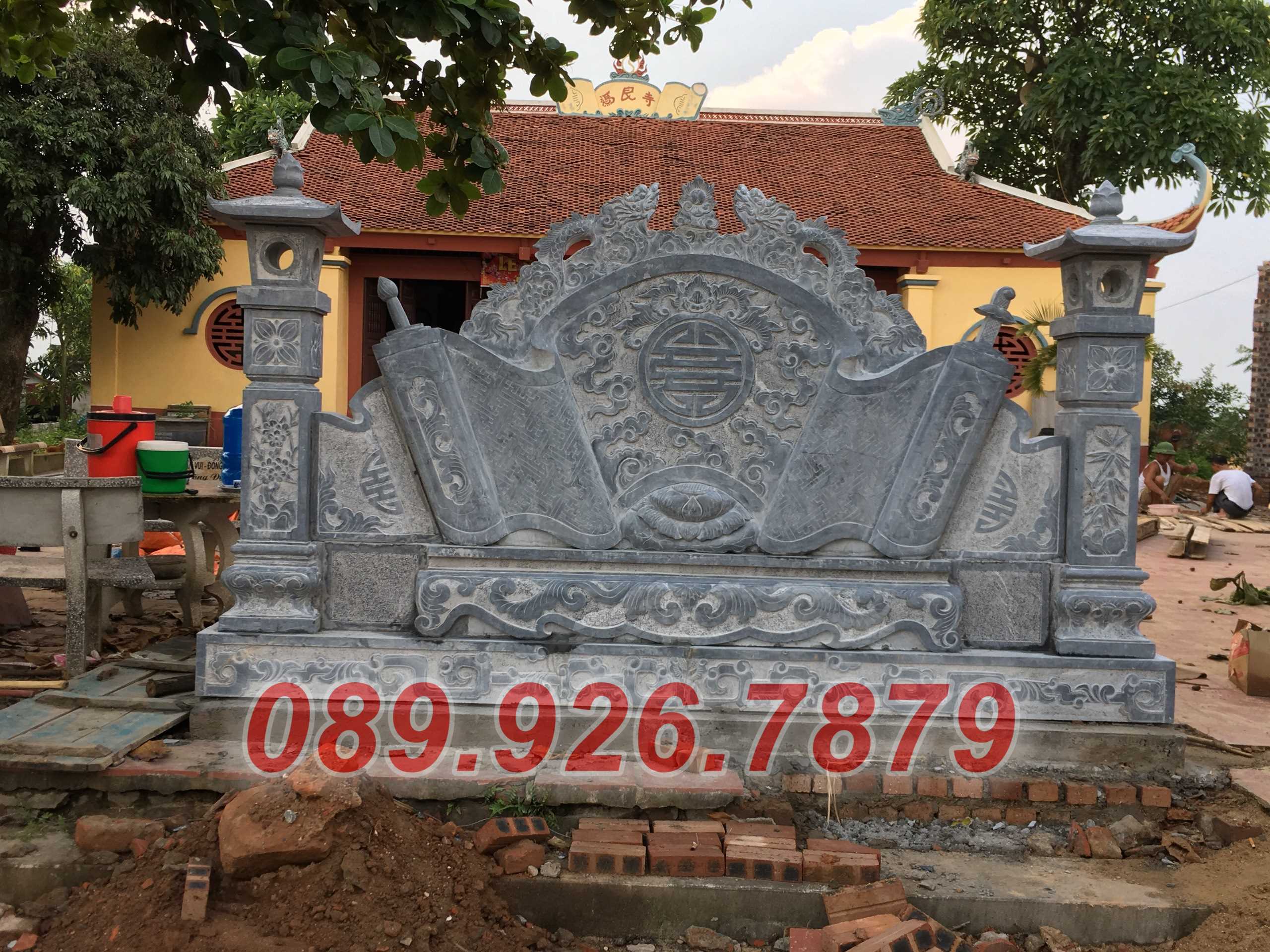 Cuốn thư đá - Những mẫu cuốn thư đặt trước mộ đẹp bán Bình Phước
