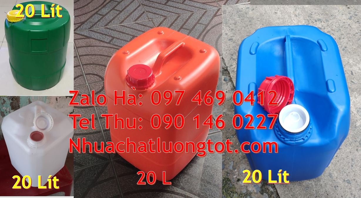 Bán can nhựa 25l có nắp thoát khí đựng thực phẩm.can nhựa 20l màu trăn