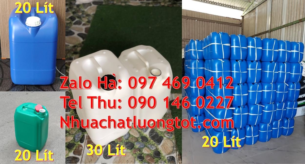 Bán can nhựa 25l có nắp thoát khí đựng thực phẩm.can nhựa 20l màu trăn