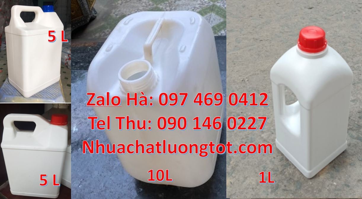 Bán can nhựa 10l có nắp thoát khí đựng hóa chất,can nhựa 5l đựng nước