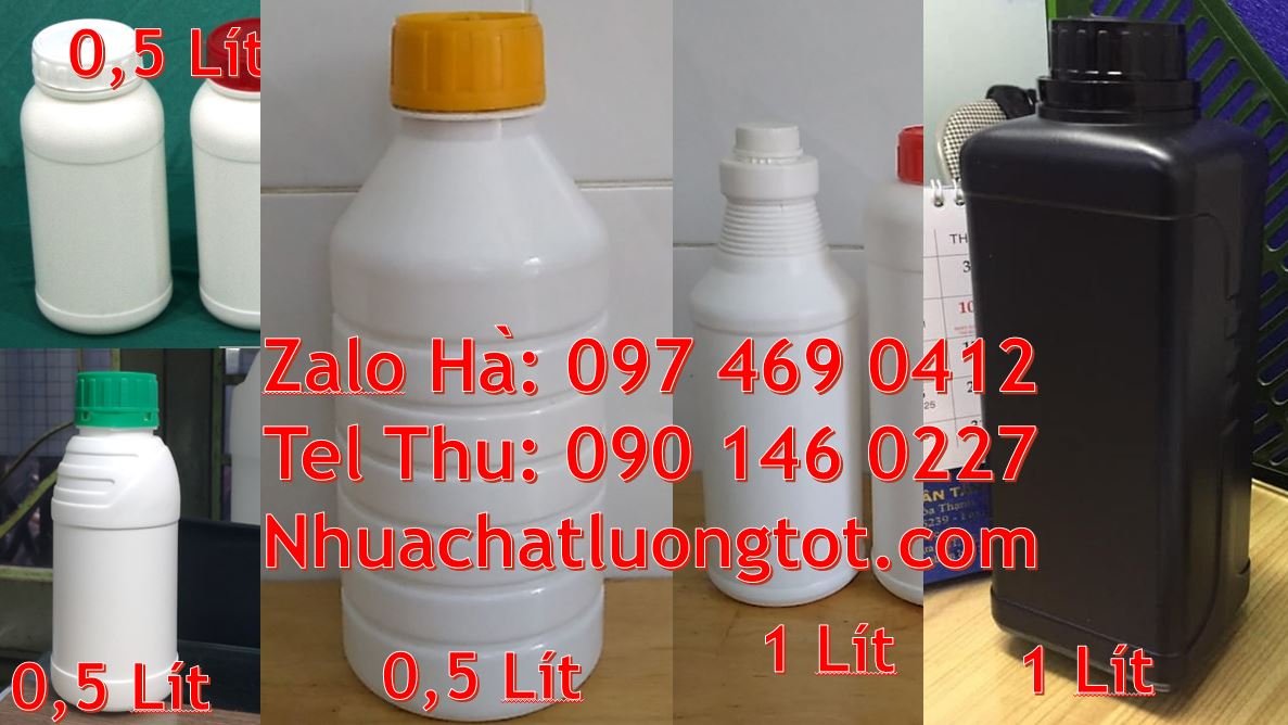 Bán chai nhựa 1l có nắp thoát khí đựng tương,chai nhựa 0.5l đựng dầu d