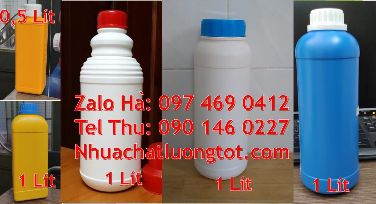Bán chai nhựa 1l có nắp thoát khí đựng tương,chai nhựa 0.5l đựng dầu d