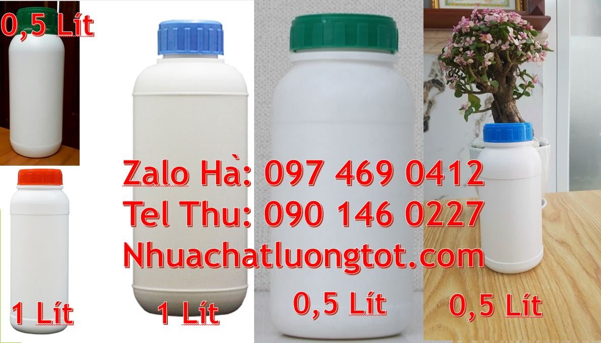 Bán chai nhựa 1l có nắp thoát khí đựng tương,chai nhựa 0.5l đựng dầu d