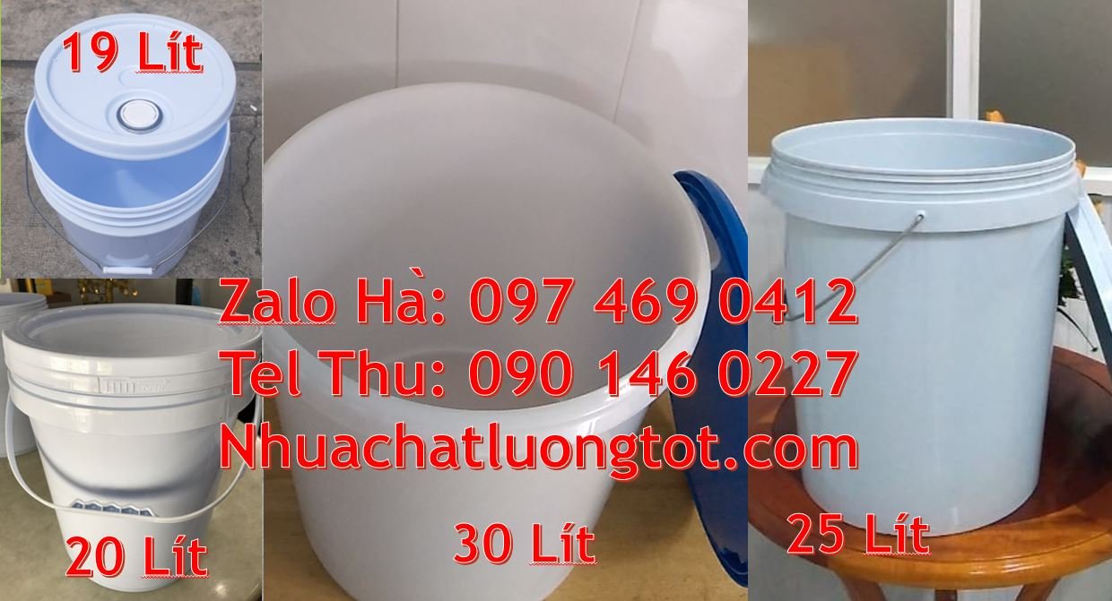 Bán thùng đựng sơn 30l có quai sắt,thùng sơn 18l có nắp chiết rót giá