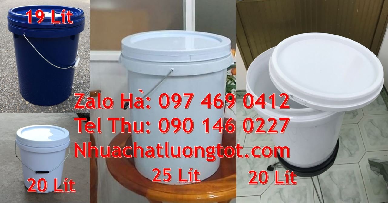 Bán thùng đựng sơn 30l có quai sắt,thùng sơn 18l có nắp chiết rót giá