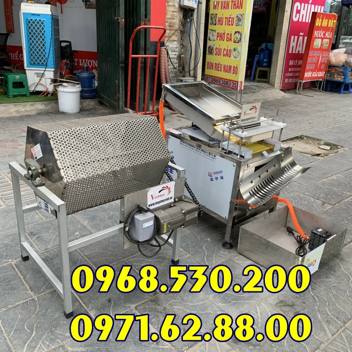 New- Máy bóc vỏ trứng chim cút kèm lồng dập trứng đại hạ giá