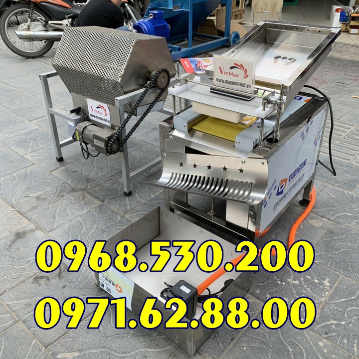 New- Máy bóc vỏ trứng chim cút kèm lồng dập trứng đại hạ giá