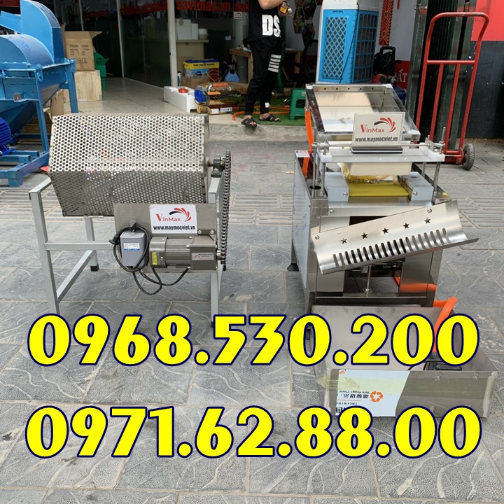 New- Máy bóc vỏ trứng chim cút kèm lồng dập trứng đại hạ giá
