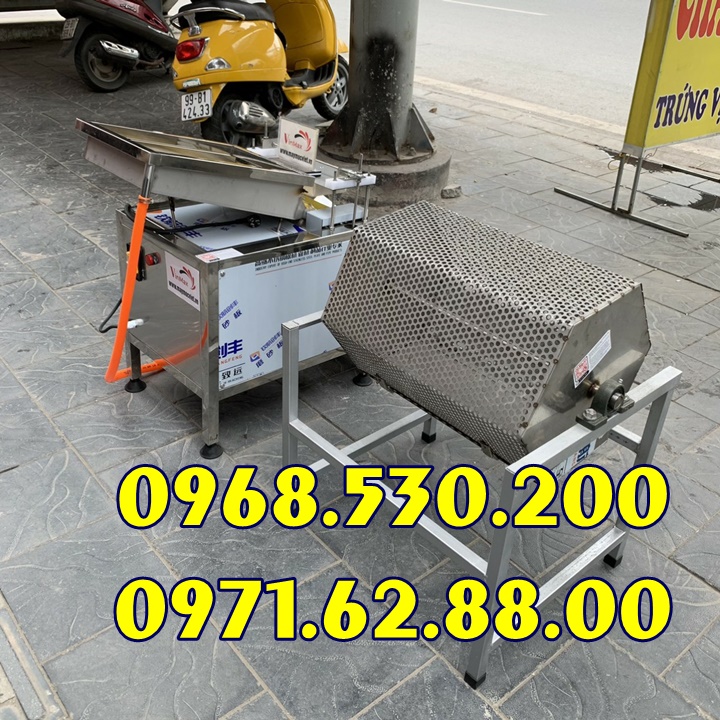 New- Máy bóc vỏ trứng chim cút kèm lồng dập trứng đại hạ giá