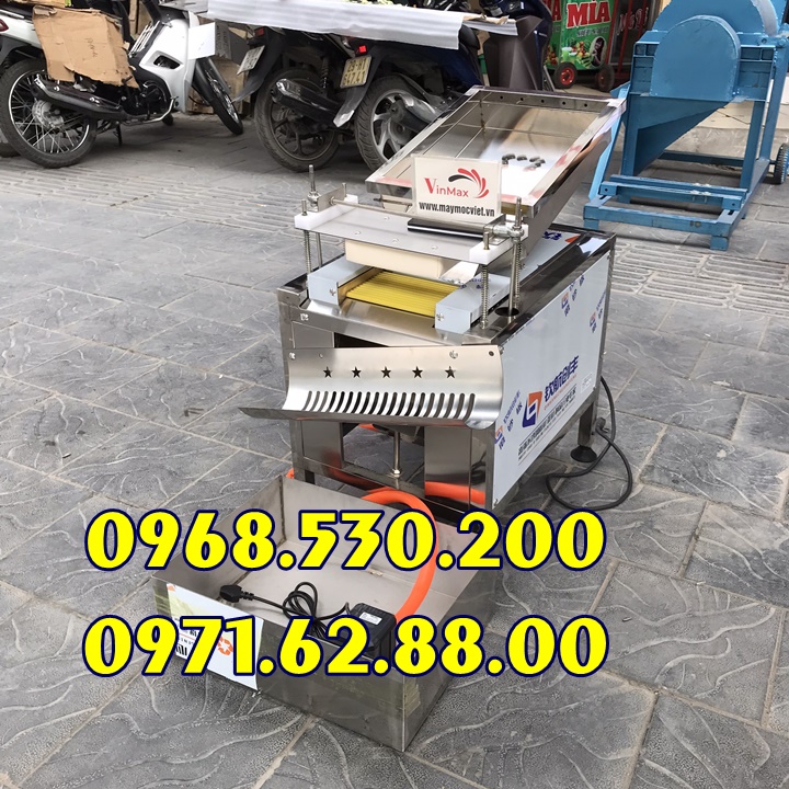 Máy bóc vỏ trứng cút nhanh không bị vỡ trứng