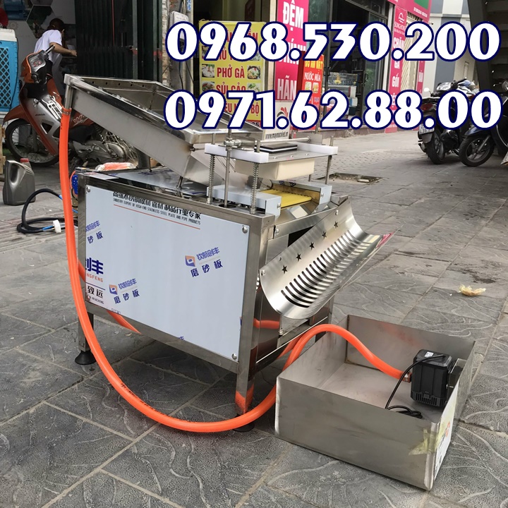 Máy bóc vỏ trứng cút nhanh không bị vỡ trứng