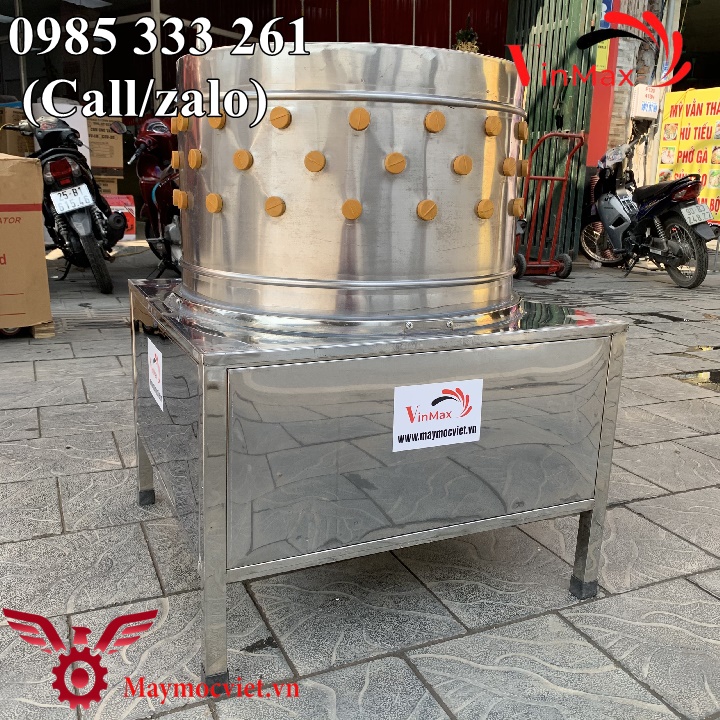 Máy vặt lông gà - vịt đường kính phi 60cm Inox 304 cao cấp - giá rẻ