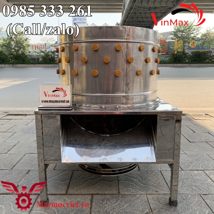 Máy vặt lông gà phi 60cm vặt 3 đến 5 con/ mẻ, vặt nhanh chỉ 30s