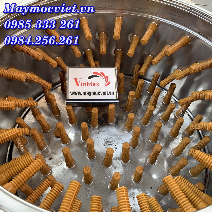 Máy vặt lông gà phi 60cm vặt 3 đến 5 con/ mẻ, vặt nhanh chỉ 30s