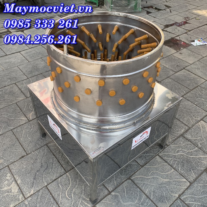 Máy vặt lông gà - vịt đường kính phi 60cm Inox 304 cao cấp - giá rẻ