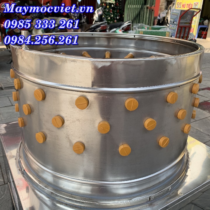 Máy vặt lông gà phi 60cm vặt 3 đến 5 con/ mẻ, vặt nhanh chỉ 30s
