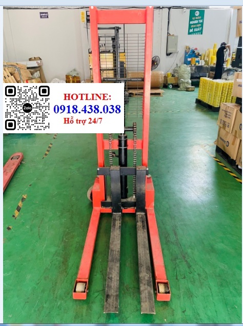 Xe nâng tay cao mini 500kg nâng cao 1.2m giá rẻ