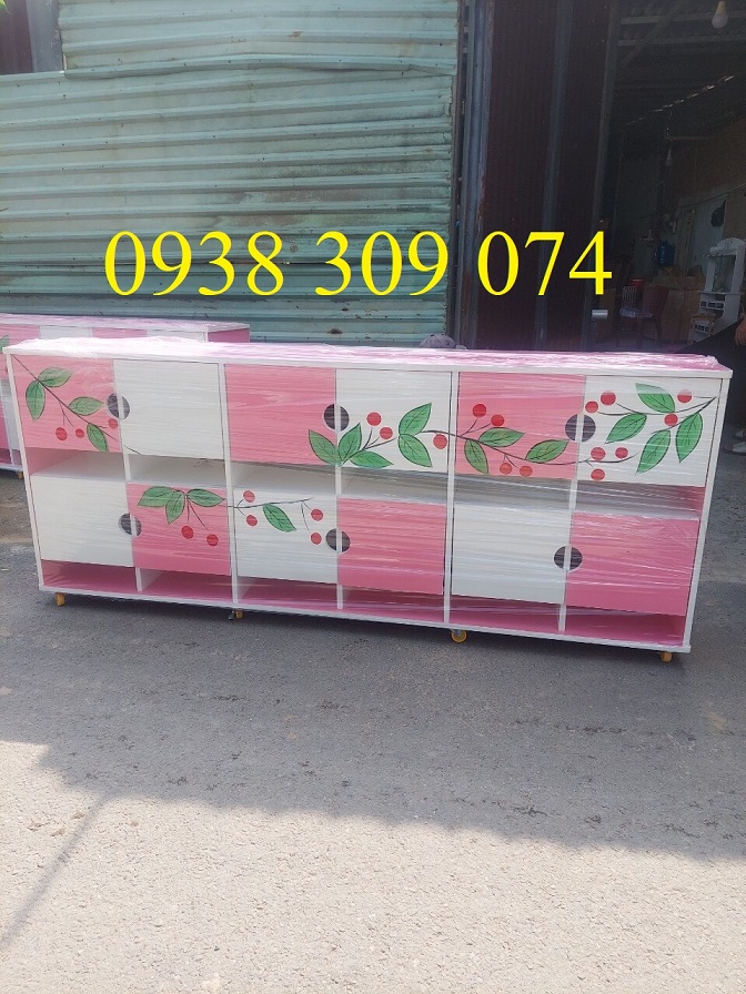 Tủ cặp dép cho bé mầm non giá rẻ tận xưởng, chất lượng cao