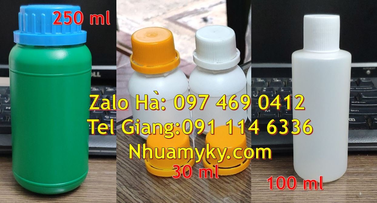 Bán chai nhựa 30ml có nắp thoát khí,chai nhựa 100ml đựng dầu vừng rẻ