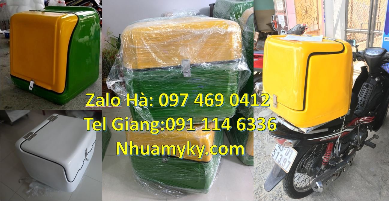 Bán thùng giao hàng trả sữa trân châu,thùng giao đồ ăn nhanh cỡ nhỏ re