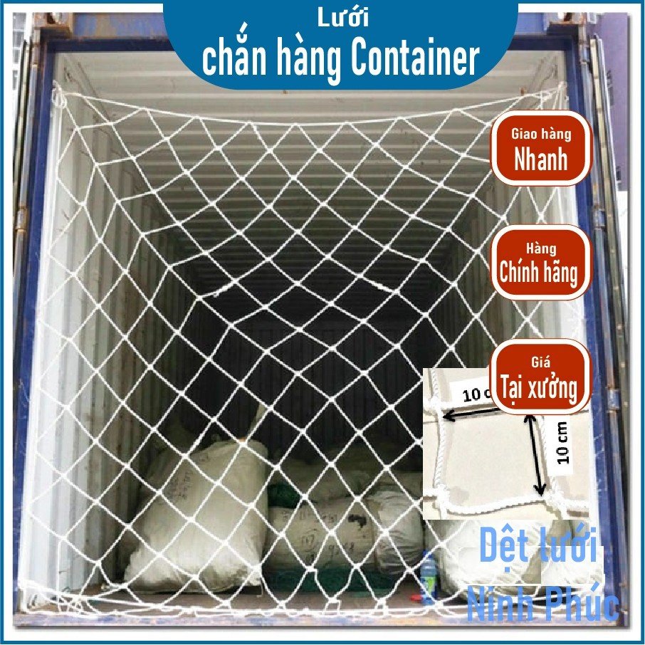 Lưới chắn hàng container cho hàng xuất nhập khẩu