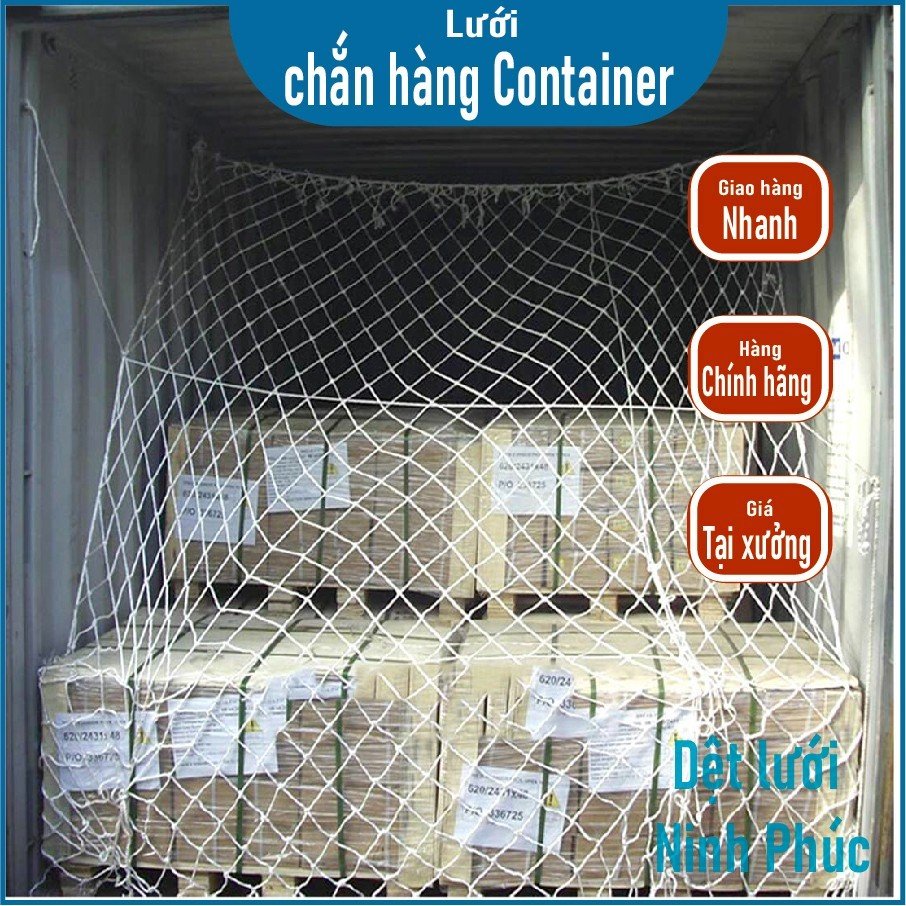 Lưới chắn hàng container cho hàng xuất nhập khẩu