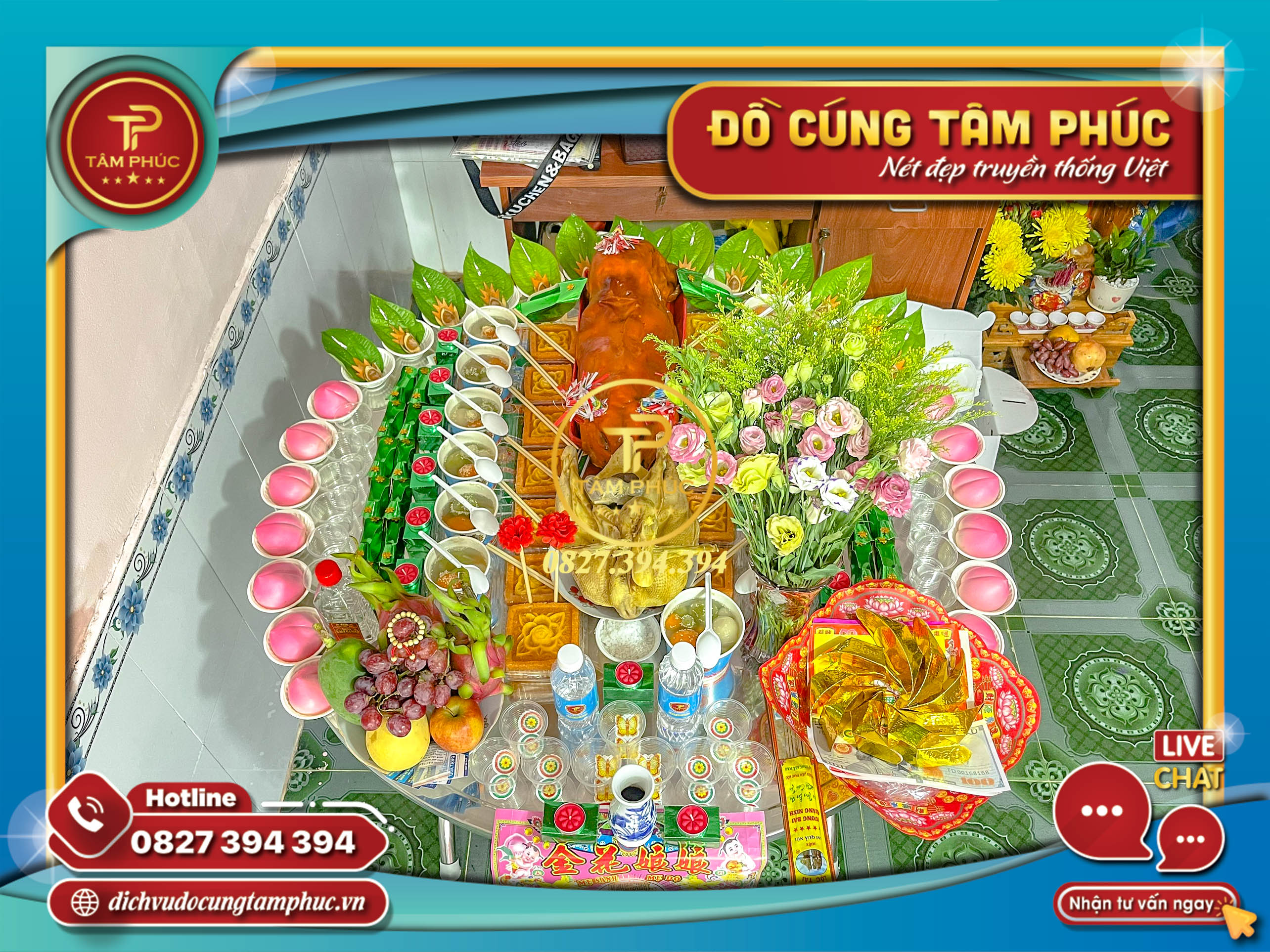 Dịch vụ mâm cúng Mụ cho các bé gói vip 2.