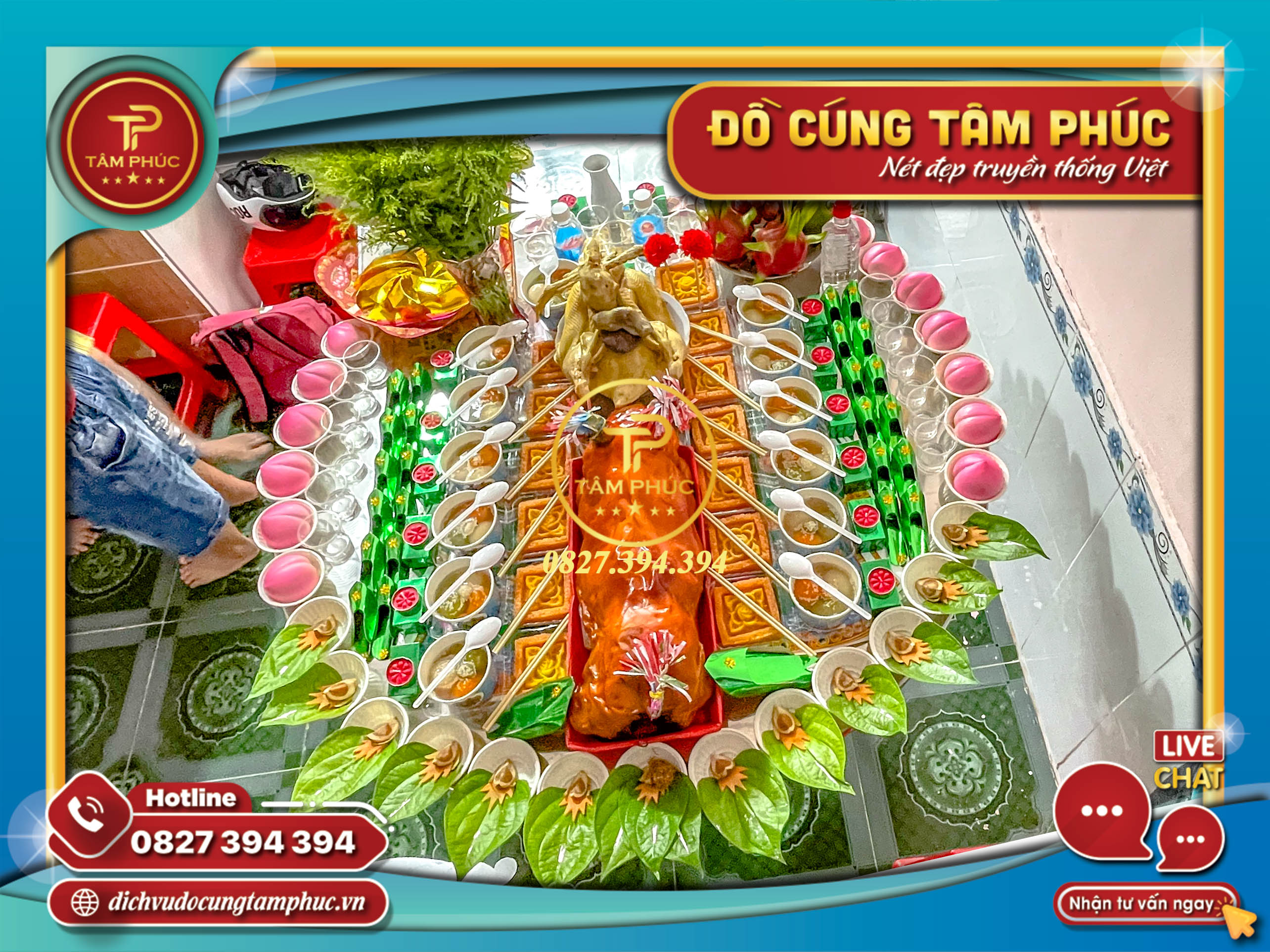 Dịch vụ mâm cúng Mụ cho các bé gói vip 2.