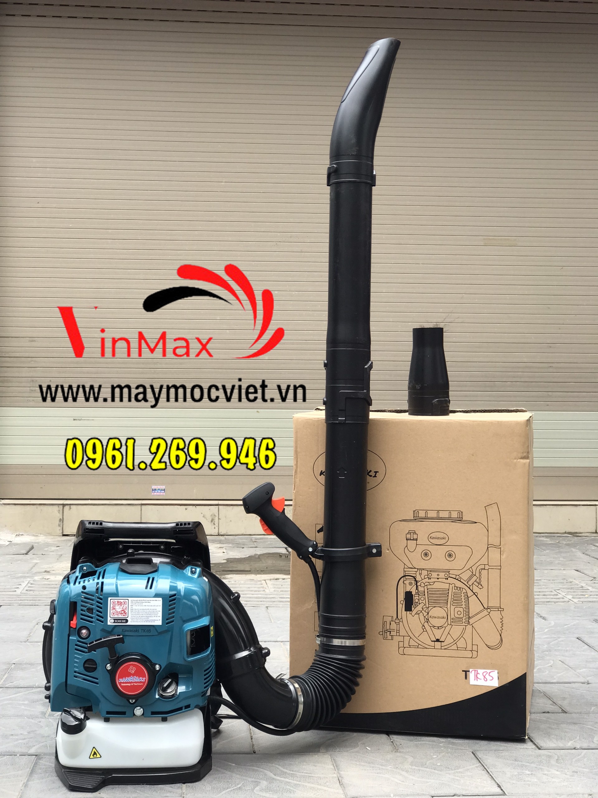 Máy thổi lá thổi bụi chạy xăng Kawasaki TK85