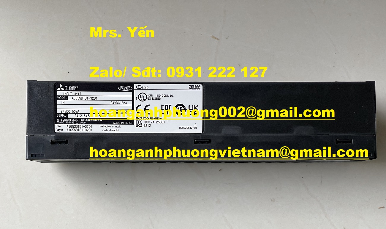 AJ65SBTB1-32D1 MÔ ĐUN MITSUBISHI  LH BÁO GIÁ TRỰC TIẾP