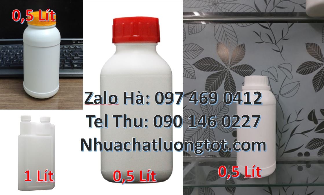Bán chai nhựa 0.5l có nắp thoát khí đựng hóa chất,chai nhựa 1l nắp vặn