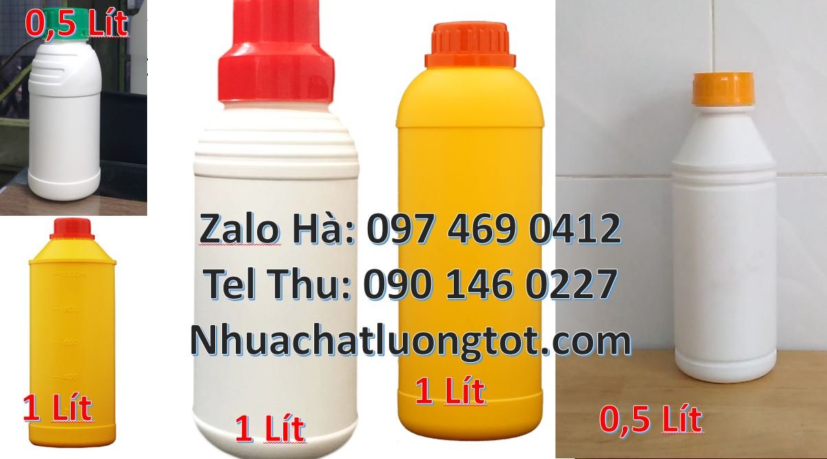 Bán chai nhựa 0.5l có nắp thoát khí đựng hóa chất,chai nhựa 1l nắp vặn