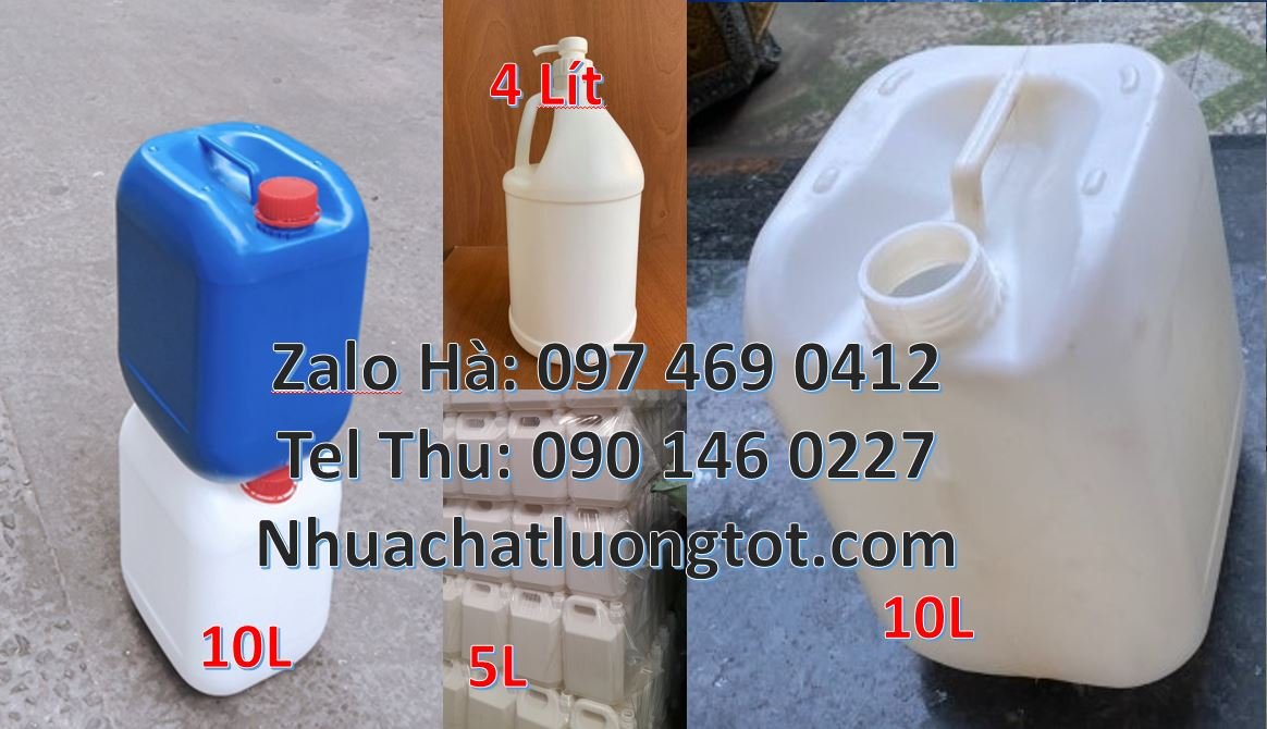 Bán can nhựa 10l có nắp thoát khí giá rẻ,ca nhựa 5l đựng nước tẩy rửa