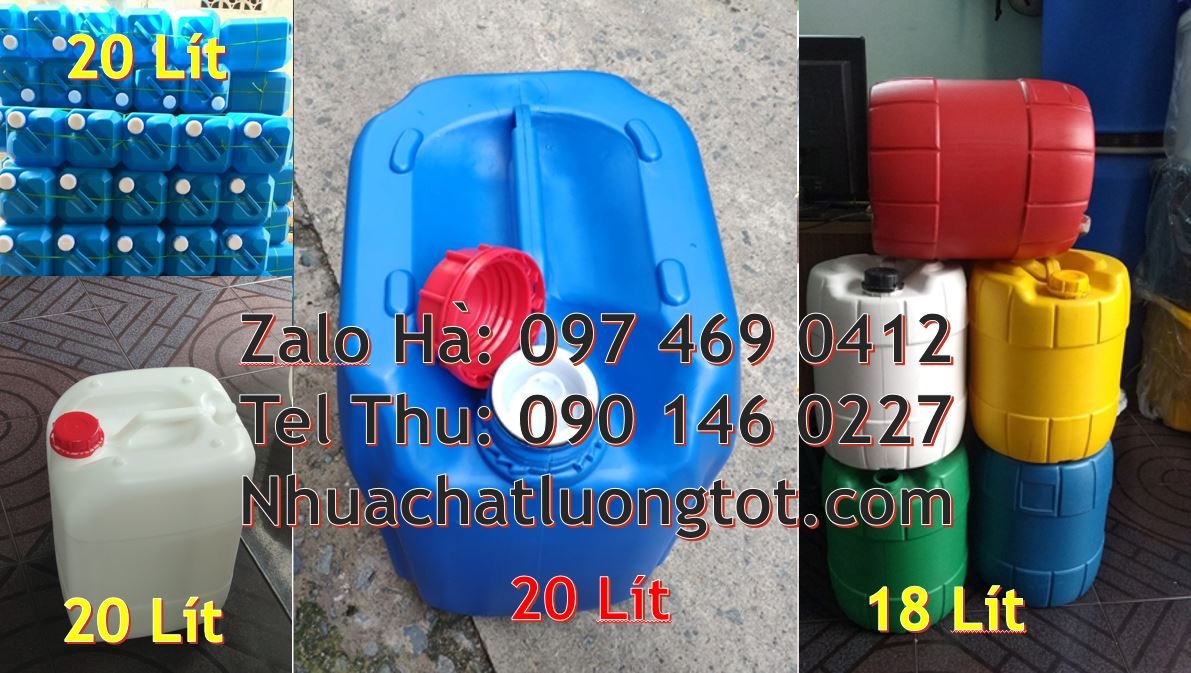 Bán can nhưa 10l có nắp thoát khí,ca nhựa 5l đựng mắm muối nước tương