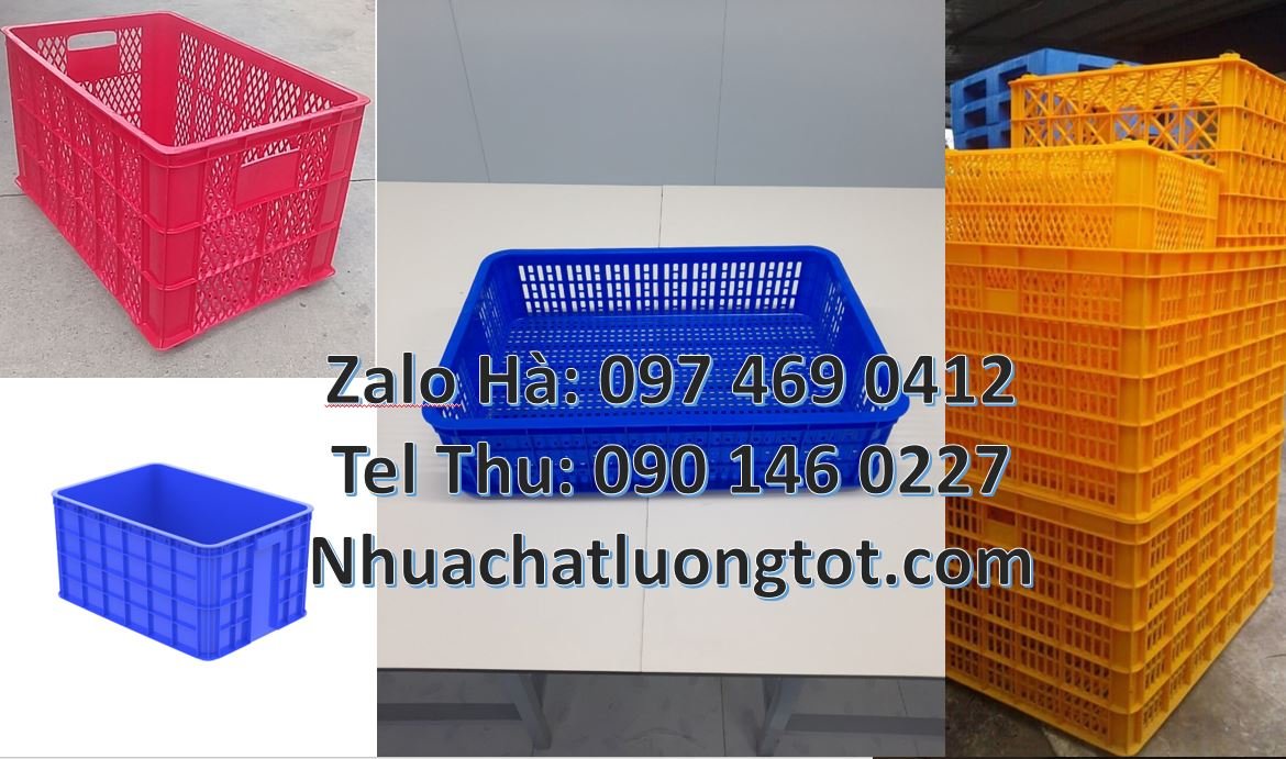 Bán sóng nhựa công nghiệp có 24 bánh xe, sóng nhựa đựng hoa quả rau củ