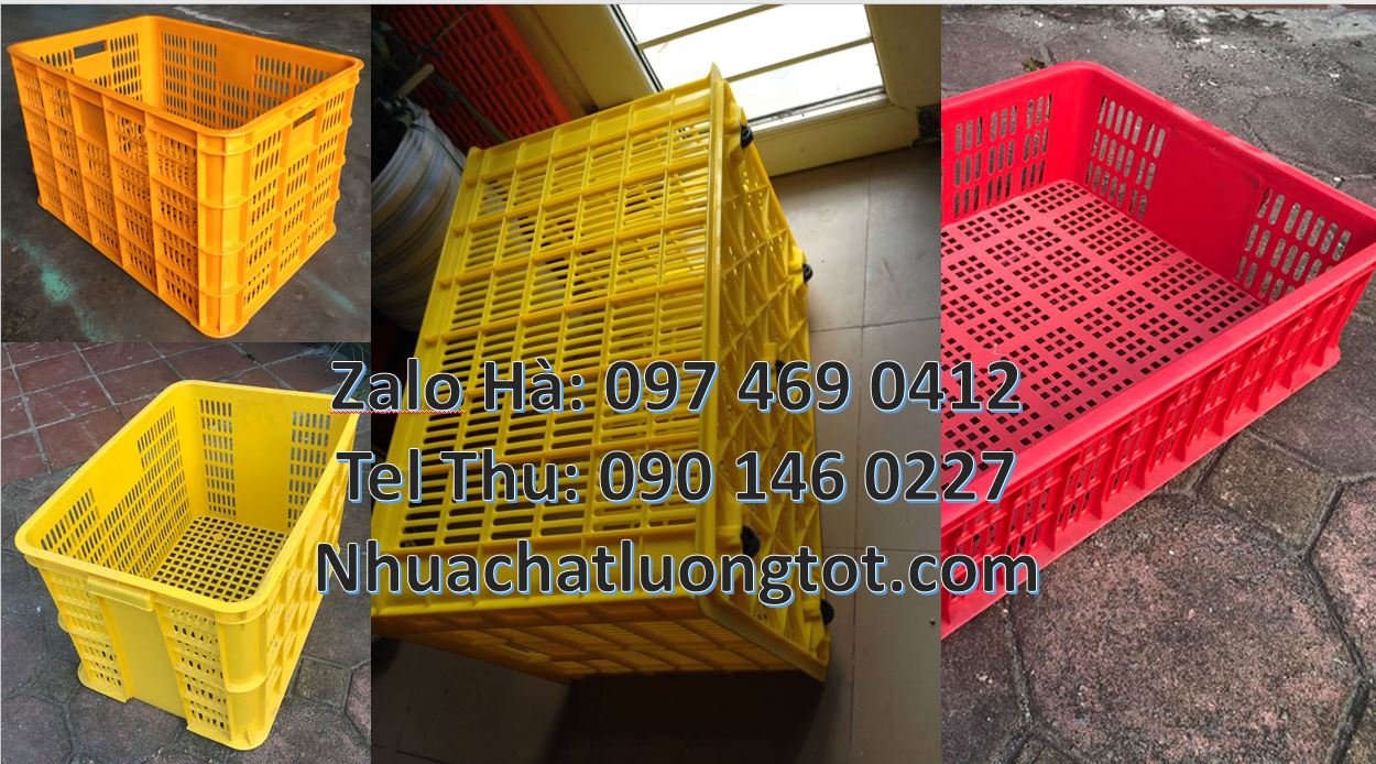 Bán sóng nhựa công nghiệp có 24 bánh xe, sóng nhựa đựng hoa quả rau củ
