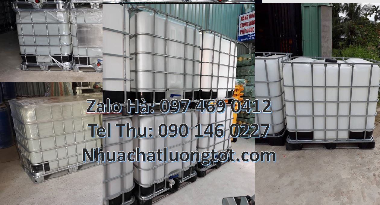 Bán tank nhựa 1000l có nắp chiết rót,thùng nhựa 1000l màu trắng có khu