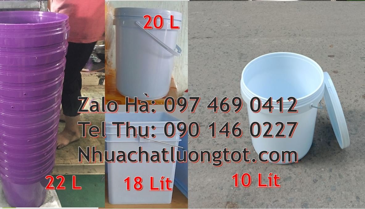 bán thùng đựng sơn 10l có nắp đậy,thùng sơn 20l có quai sắt giá rẻ hcm