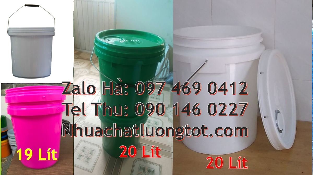 bán thùng đựng sơn 10l có nắp đậy,thùng sơn 20l có quai sắt giá rẻ hcm