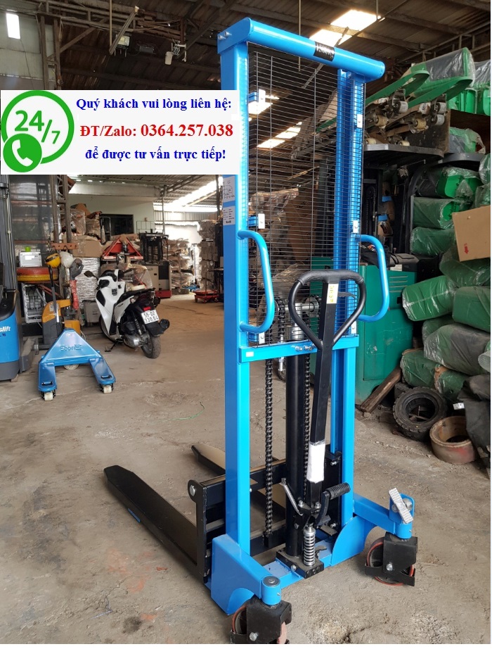 Xe nâng tay cao tải trọng 1500kg nâng cao 1.6m hãng Soonlifft