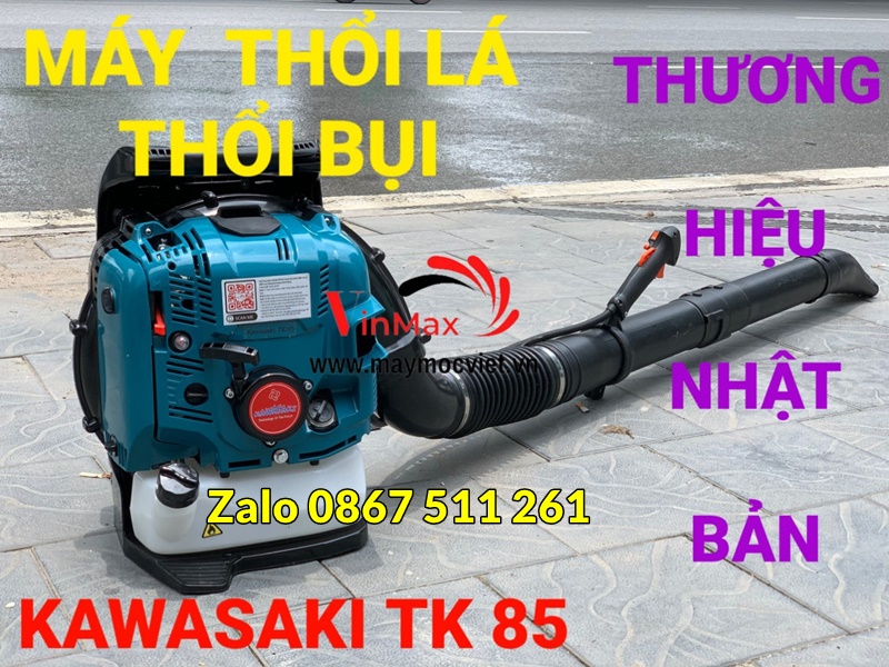 Máy thổi lá kawasaki TK85 chạy xăng 4 thì