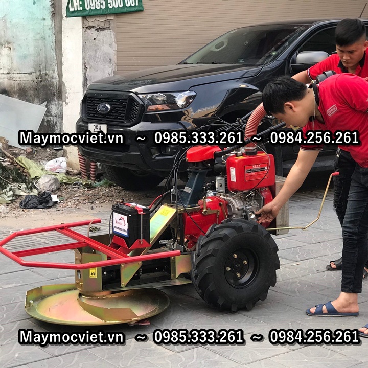 Máy cắt cỏ nông nghiệp mâm xoay 80cm động cơ Nhật KAWASAKI BM91