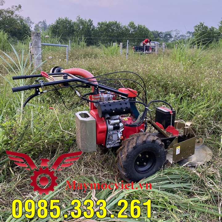 Máy cắt cỏ voi mâm xoay, dọn cỏ sân vườn trang trại động cơ Nhật BM91