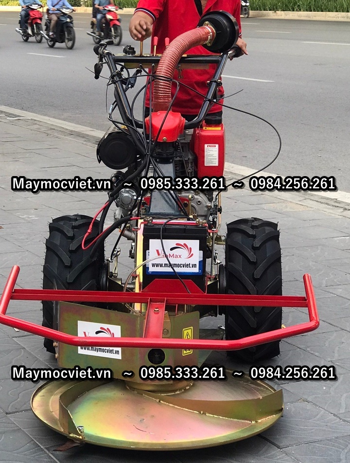 Máy cắt cỏ mâm xoay KAWASAKI 12HP BM91 cắt cỏ voi, cỏ dại, cỏ đô thị