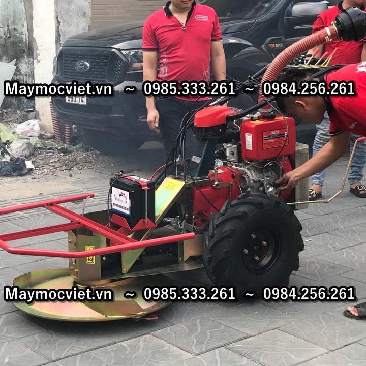 Máy cắt cỏ mâm xoay KAWASAKI 12HP BM91 cắt cỏ voi, cỏ dại, cỏ đô thị