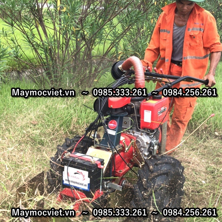 Máy cắt cỏ mâm xoay KAWASAKI 12HP BM91 cắt cỏ voi, cỏ dại, cỏ đô thị