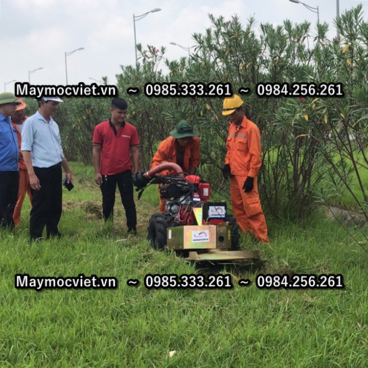 Máy cắt cỏ mâm xoay KAWASAKI 12HP BM91 cắt cỏ voi, cỏ dại, cỏ đô thị