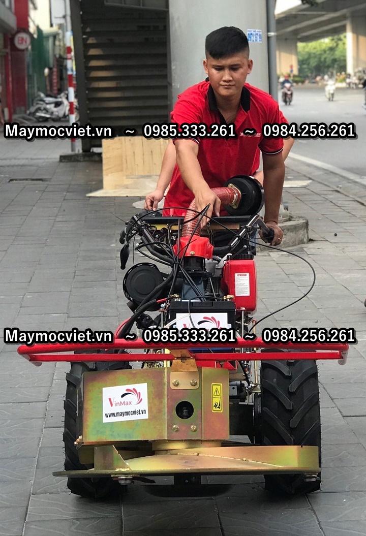 Máy cắt cỏ mâm xoay KAWASAKI BM91 động cơ 12 HP