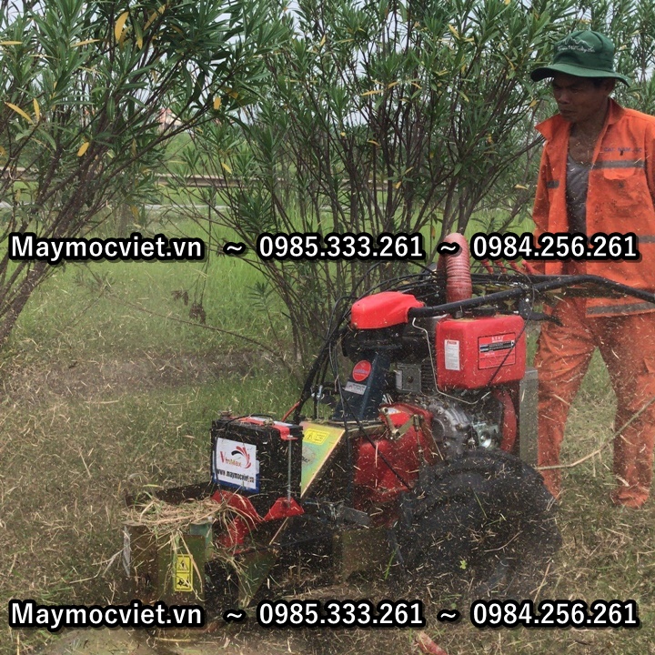 Máy cắt cỏ mâm xoay KAWASAKI BM91 động cơ 12 HP